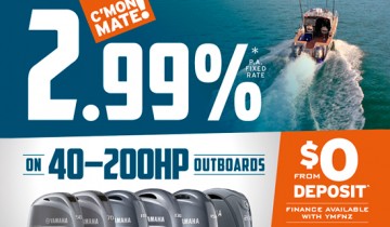 2.99% Finance on 40 - 200HP Outboards | Haines Hunter HQ