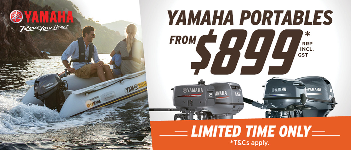 Save on Yamaha Portable Outboards | Haines Hunter HQ