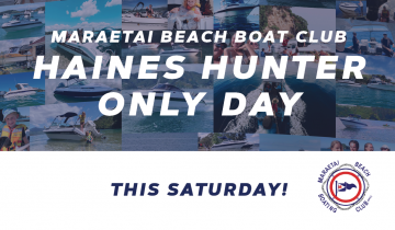 Maraetai Beach Boating Club Haines Hunter Only Day | Haines Hunter HQ