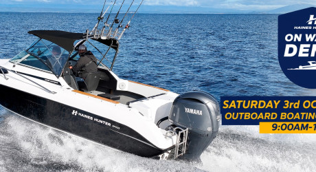 HAINES HUNTER HQ ON WATER DEMO DAY | Haines Hunter HQ